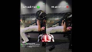 ✅Жим штанги лежа, правильная техника #тренировка #спорт #жимштанги