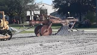 Tandem Caterpillar Dozers Pulling Developer At Florida Flywheelers 2020