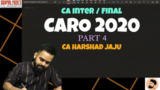 #4 Companies Auditor’s Report Order, 2020 || CARO 2020 || COMPLETE EXPLAINATION || CA INTER / FINAL
