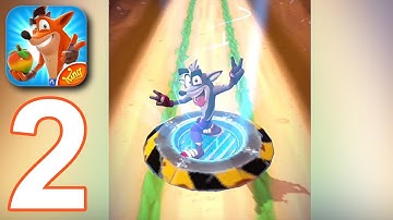 Crash Bandicoot Mobile: On the Run! - Gameplay Walkthrough part 2 - Skunk (iOS,Android)