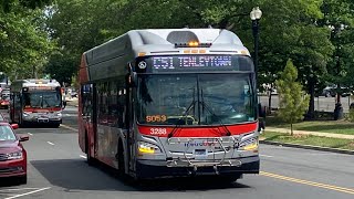 WMATA Metrobus 2020 New Flyer XN40 #3288 C51 Tenleytown