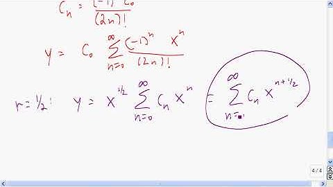 The method of Frobenius, part I