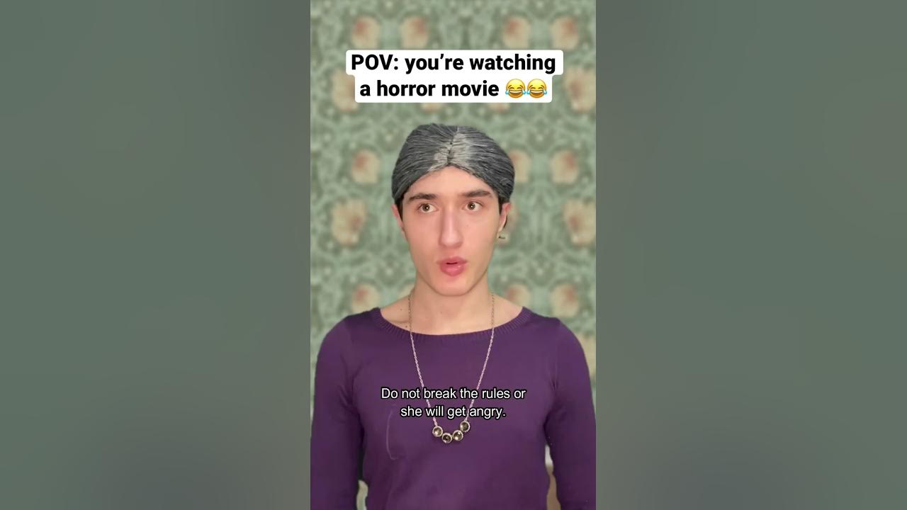 Horror movie trailers be like #shorts #funny #comedy