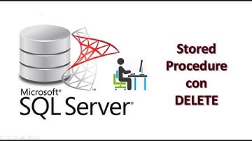 Como crear un procedimiento almacenado que elimine datos en SQL SERVER