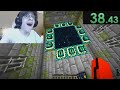 Minecraft 116 speedrun 043 world record sub minute