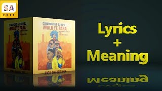 IWalk Ye Phara - Lyrics   English Meaning