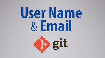 Set email and user name in Git