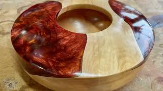 Unbelievable Woodturning Art: Witness the Magic of Resin and Wood