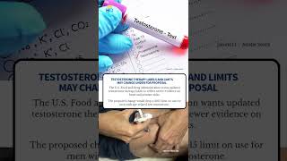Your Testosterone Labels Are About to Look Completely Different #TRT #MensHealth #FDAUpdate