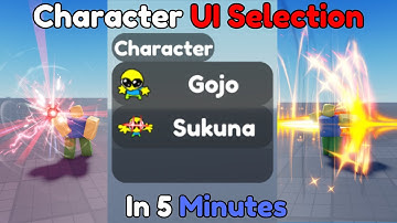 How to make Character UI Selection In 5 Minutes | Roblox Studio