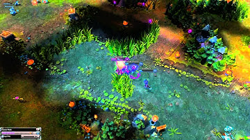 Awesome Thresh support doublekill + fake flash in bush