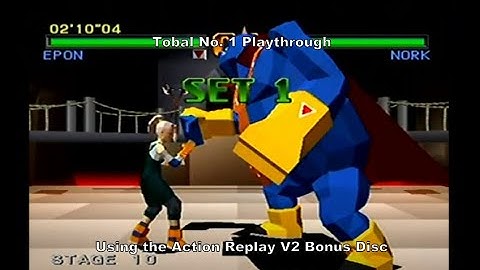 Tobal No. 1 Playthrough using the Ps1 Action Replay V2 Ps2 Bonus Disc :D #Playstation #CheatCodes