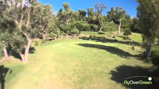 Golf Du Bassin Bleu - drone aerial video - Eucalyptus-Ravines - Hole#02