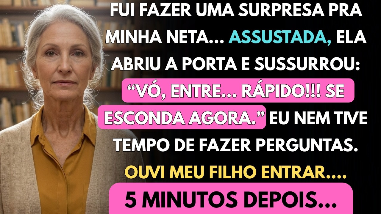 Numa tarde de agosto, bati à porta da minha neta sem avisar e ouvi, do outro lado, a voz do meu próprio filho a dizer: "Se aquela velha meter o nariz aqui de novo, tu sabes o que acontece."...