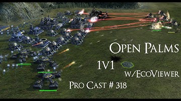 Supreme Commander 2 Pro Cast # 318 1v1 on Open Palms Epic Gameplay - Steal Speaks