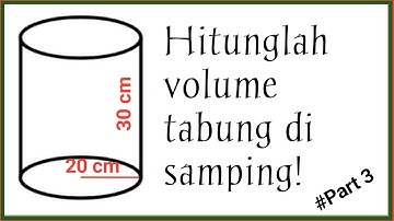 Cara Mudah Menghitung Volume Tabung #Part 3 || Matematika Kelas 5 SD/MI Semester 2 Kurikulum 13
