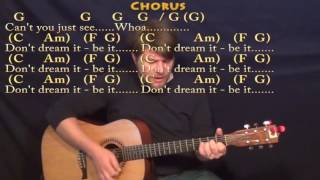 The Floor Show Rocky Horror Guitar Cover Lesson with ChordsLyrics