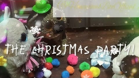 Beanie boo skit: the christmas party! ☃️❄️🦌🎁🎄🍪🥛 || 🌟Honeycomb Boo☀️