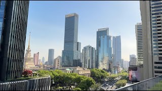 Nanjing West Road｜Walk in Shanghai Street 4K ｜Xuhui｜Xiangyang South Road｜House apartment block