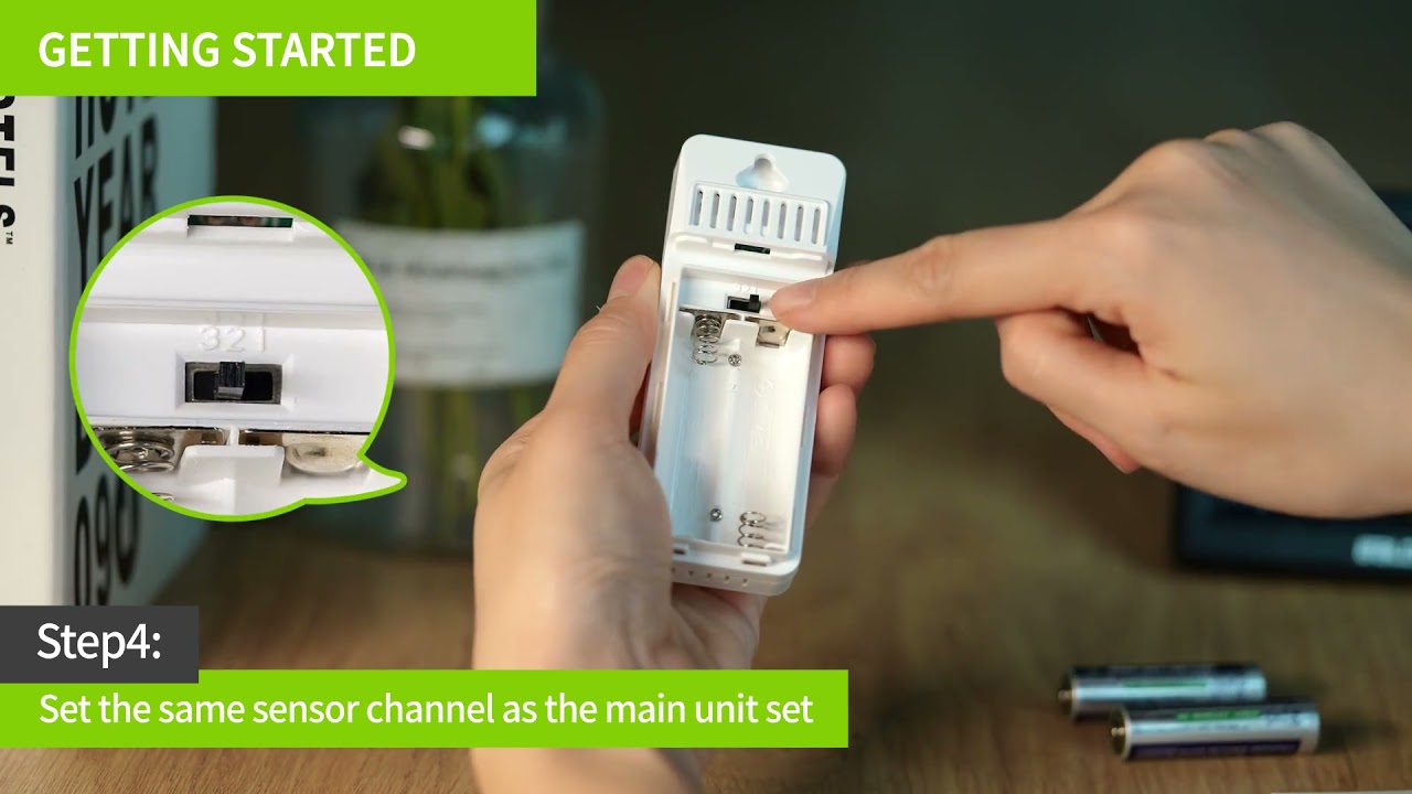 BALDR B0389WST2H2 WIRELESS COLOR WEATHER STATION SIMPLE OPERATION VIDEO