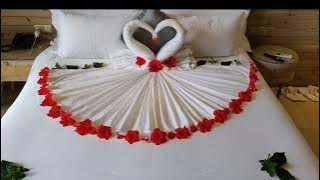 Romantic Honeymoon bedroom decoration idea || room decorations || room decorating ideas |#arlove106