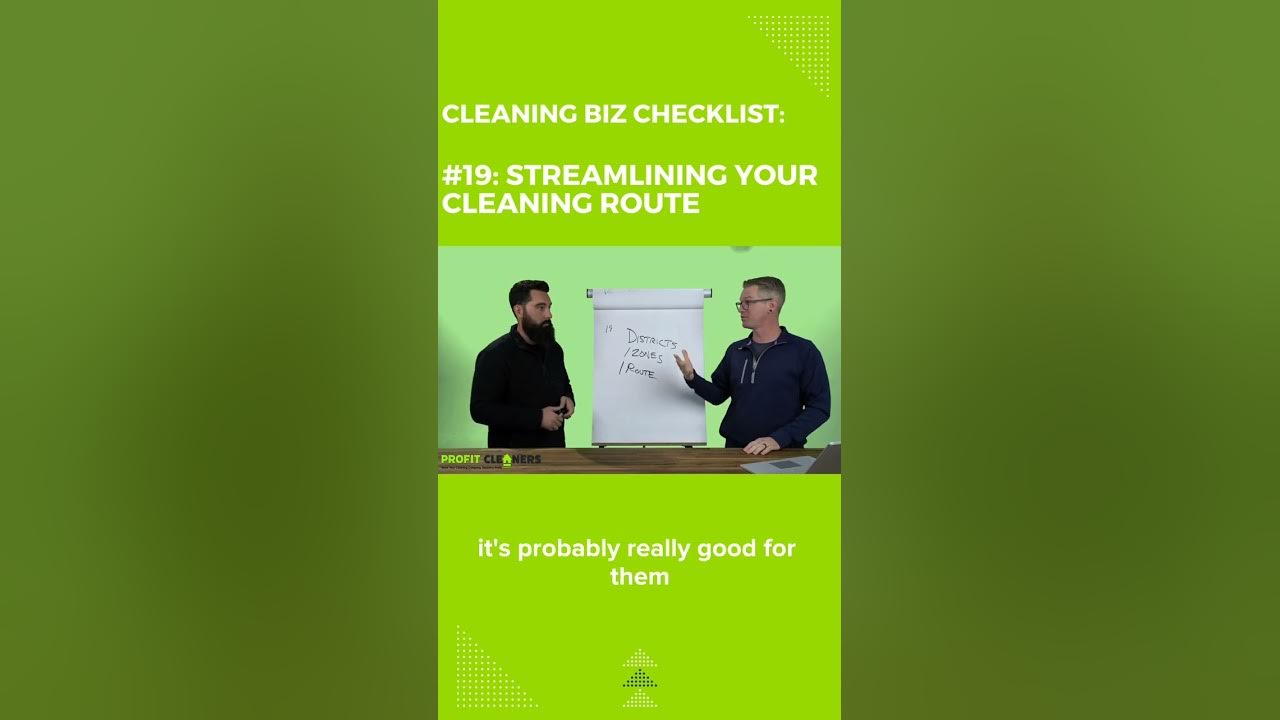Streamlining Cleaning Route 🧹 🔁 Cleaning Business YouTube
