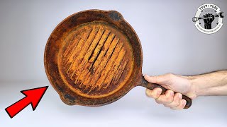 PUBG PAN Restoration  Cooking Juicy Pan in to a Rusty Steak