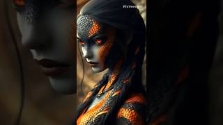 Snake Woman Mesmerizing Blend Of Beauty & Danger