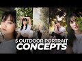 5 easy concepts for great portraits in any park