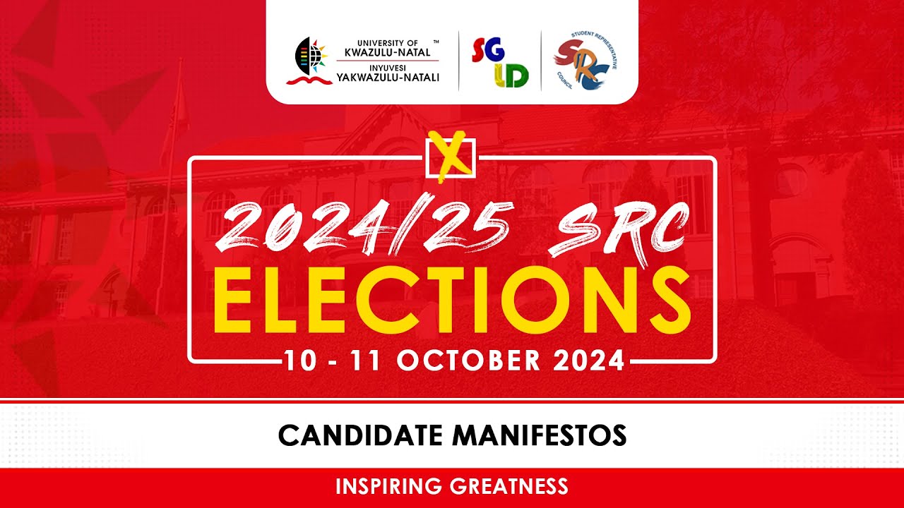 UKZN SRC Candidates' Manifesto 2024/2025