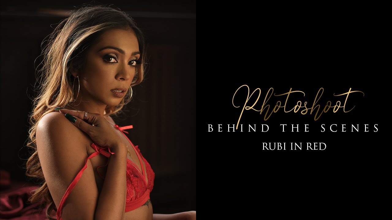 Rubi in Red - BTS Boudoir Shoot with Provocateur Images