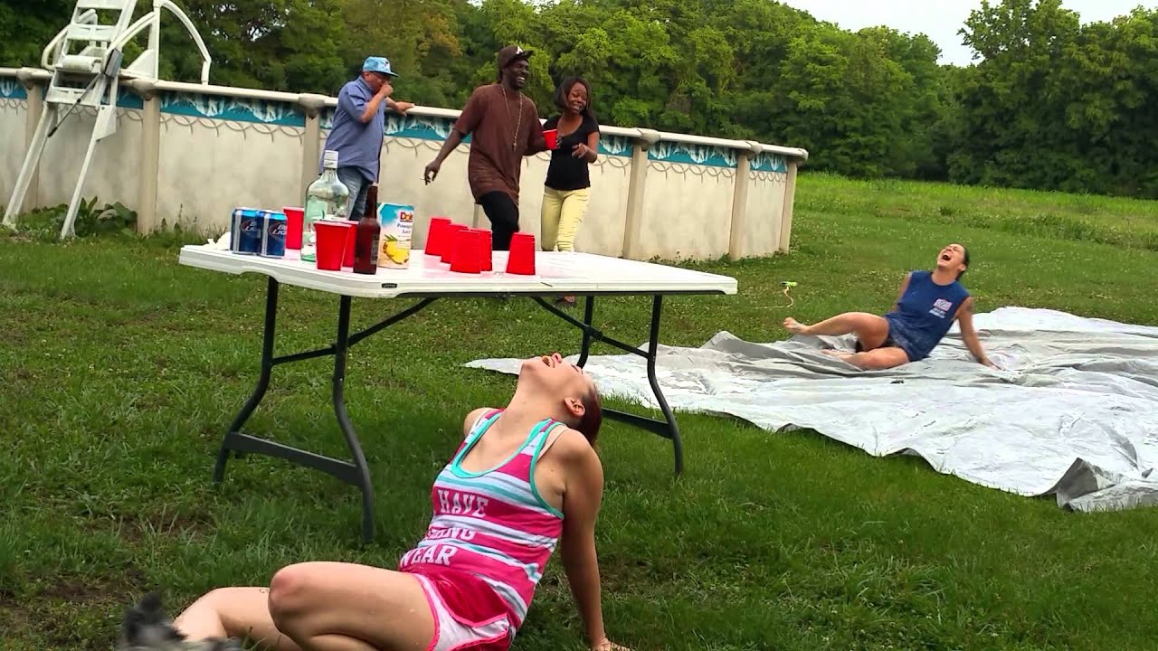 Memorial Day Slip N Slide Flip Cup