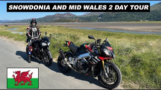 A 2 day motorcycle tour around Snowdonia and Mid Wales