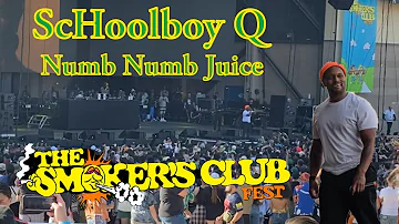 ScHoolboy Q performing Numb Numb Juice live at the 2022 Smokers Club Fest
