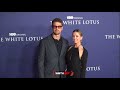Theo James and Ruth Kearney arrive at HBO&#39;s &quot;The White Lotus&quot; Season 2 premiere