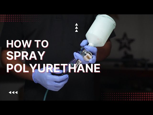 How to Spray Polyurethane  Polyurethane over paint, Using a paint sprayer,  Best paint sprayer
