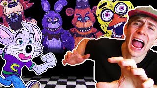 ESCAPE EVIL 👿 FNAF VS Chuck E Cheese Nightmare – FIVE NIGHTS at FREDDY’S Coloring Page in Real Life
