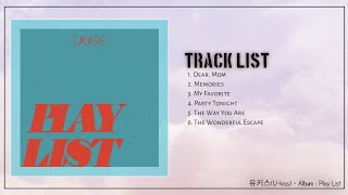 유키스 (U-kiss) ALBUM PLAY LIST