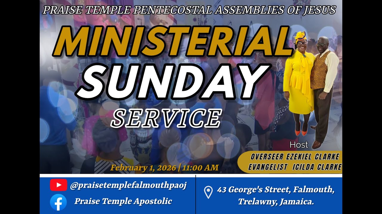 Join us LIVE | Praise Temple PAOJ Falmouth |