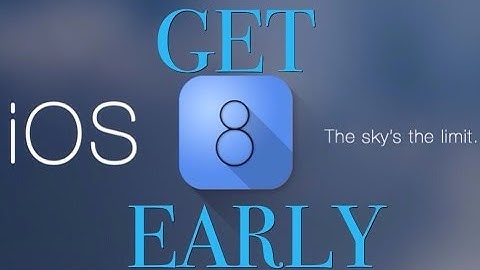 HOW TO GET iOS 8 EARLY - REGISTER YOUR UDID