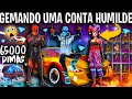 RECARREGUEI MUITO DIAMANTE NA CONTA DO INSCRITO HUMILDE DO FREE FIRE💎ROUBARAM A CONTA ANTIGA DELE 🔥