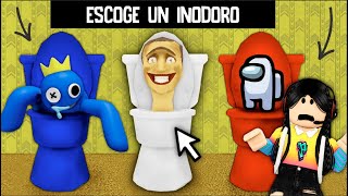 ESCAPA POR UN INODORO ROBLOX | Pick a Toilet Backrooms | Skibidi Toilet