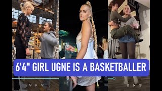 6'4" Tall Girl Ugne Is A Basketballer