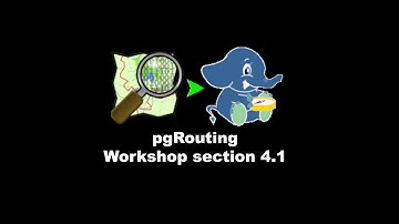 pgRouting Video of Workshop section 4.1 : GCI