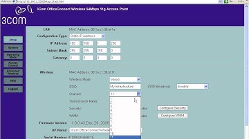 Wireless LAN - infrastructure MODE