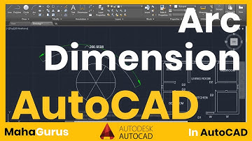 Dimensioning Curve Length of Arc in AutoCAD- Arc Dimension Autocad Tutorial