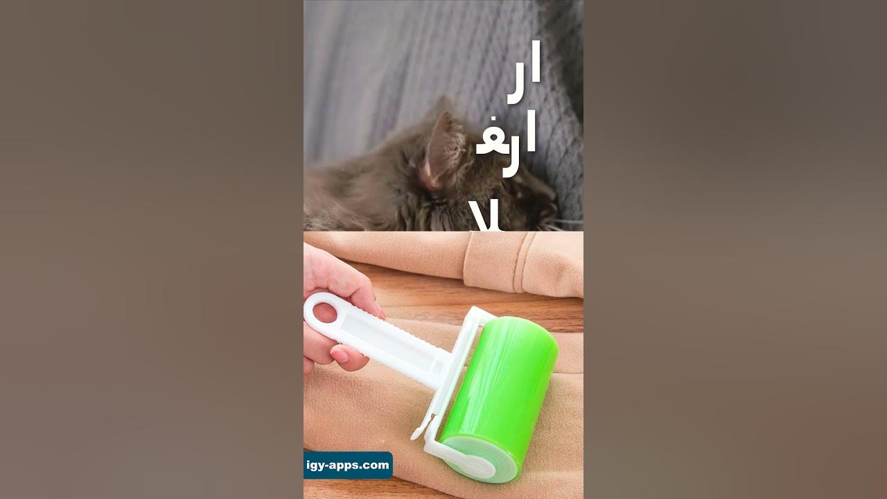 طرق بسيطة لإزالة شعر القطط من ملابسك بدون مجهود - اختيار لفة لاصقة عالية الجودة