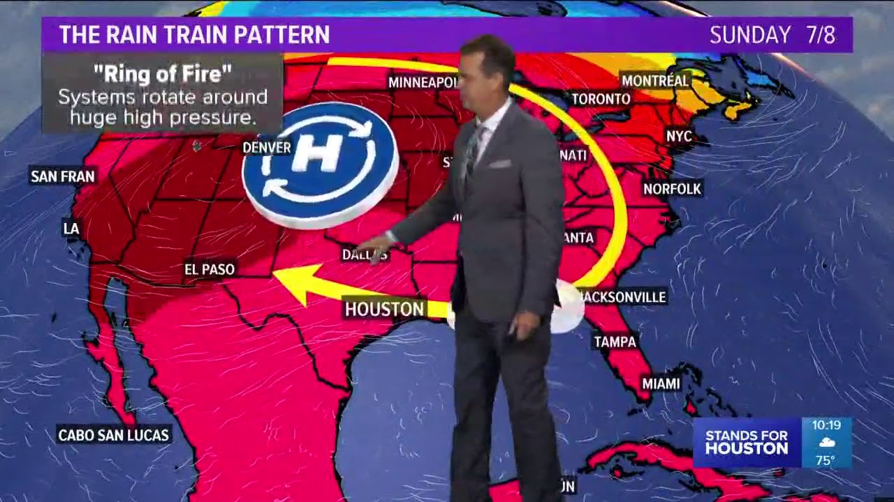Houston Forecast: More rain headed our way Thursday - YouTube