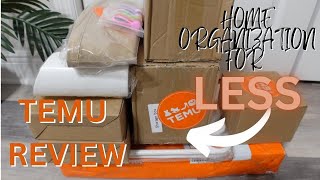 NEW YEAR, NEW ORGANIZATION MUST HAVES! ( For Less) TEMU REVIEW | ORGANIZING MY HOME FOR 2023 🎇