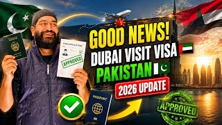 🇦🇪 🇵🇰 Good News For Pakistanis Dubai Visit Visa 2026 Apply This Way For 100% Approval?